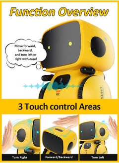spa luxetique Kids Robot Toy, Smart Talking Robots, Gift for Boys and Girls Age 3+, Intelligent Partner and Teacher, with Voice Controlled and Touch Sensor, Singing, Dancing, Repeating  - Image 2