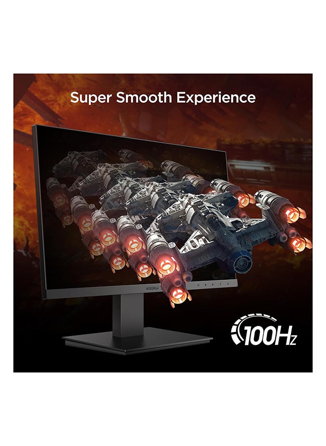 KOORUI - 24-Inch Full HD IPS Monitor 1920 x 1080, 100Hz Refresh Rate, 5ms Response Time, sRGB 99% Color Gamut, 16.9 Screen Ratio, 16.7m Maximum Color, Built-in Speaker, Tilt Adjustable, VESA Compatible, HDMI and VGA, Eye Protection, Free-sync, G-sync Compatible | P02 - Image 1