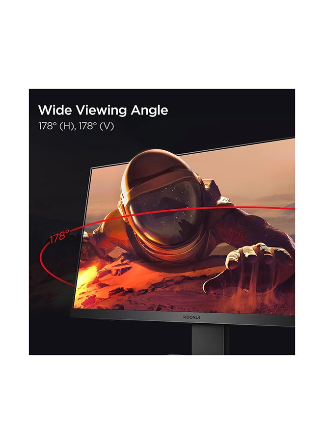 KOORUI - 24-Inch Full HD IPS Monitor 1920 x 1080, 100Hz Refresh Rate, 5ms Response Time, sRGB 99% Color Gamut, 16.9 Screen Ratio, 16.7m Maximum Color, Built-in Speaker, Tilt Adjustable, VESA Compatible, HDMI and VGA, Eye Protection, Free-sync, G-sync Compatible | P02 - Image 1