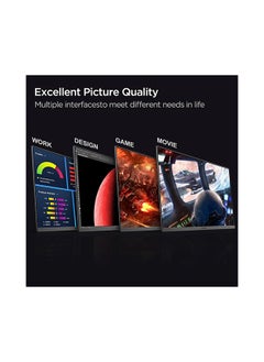 KOORUI 24-Inch Full HD IPS Monitor 1920 x 1080, 100Hz Refresh Rate, 5ms Response Time, sRGB 99% Color Gamut, 16.9 Screen Ratio, 16.7m Maximum Color, Built-in Speaker, Tilt Adjustable, VESA Compatible, HDMI and VGA, Eye Protection, Free-sync, G-sync Compatible | P02  - Image 4