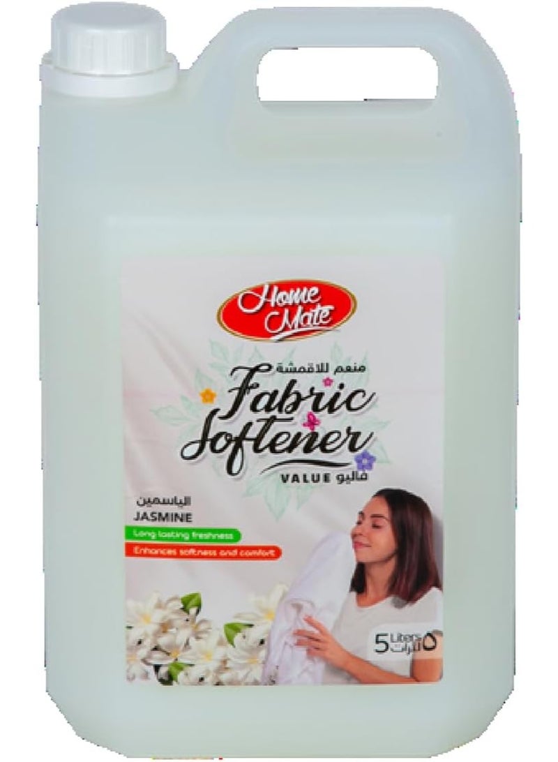 Home Mate Jasmine Fabric Softener White 5 Litres