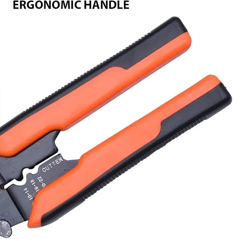 VENEKETY 190mm Professional 0620mm SelfAdjusting Automatic MultiFunction Crimping Stripper Tool Tangent Mouth Design Ergonomic Handle - Image 4