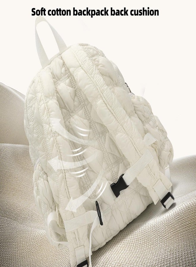 willikiva حقيبة ظهر مبطنة لطيفة للأطفال من ويليكيفا، حقيبة خفيفة الوزن للأطفال الصغار من الأولاد والبنات لمرحلة ما قبل المدرسة (أبيض) - Image 4