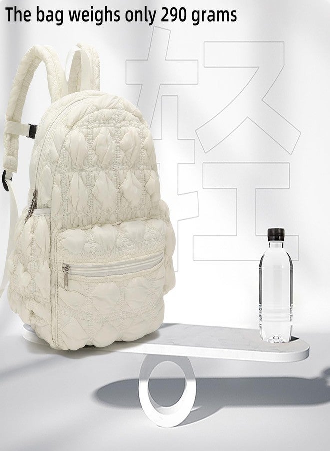 willikiva حقيبة ظهر مبطنة لطيفة للأطفال من ويليكيفا، حقيبة خفيفة الوزن للأطفال الصغار من الأولاد والبنات لمرحلة ما قبل المدرسة (أبيض) - Image 5