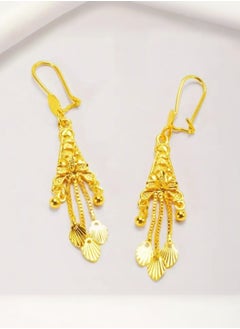 GOLDMAX Elegant 21k Gold Plated Drop Earrings For Women  - Image 2