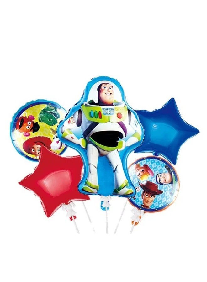 Buzz Light Party Decoration Latex Balloons,18 inches 5Pcs