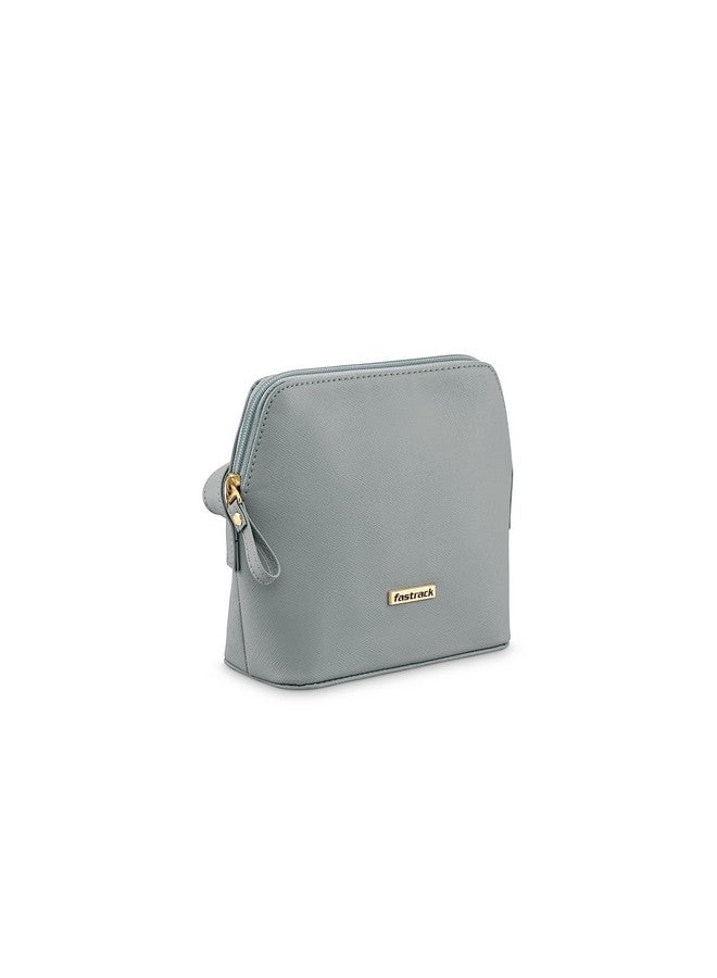 Fastrack Textured Sling Bag for Women, Girls and Ladies | With Zip-Up Closure and Adjustable Sling Straps - Image 4