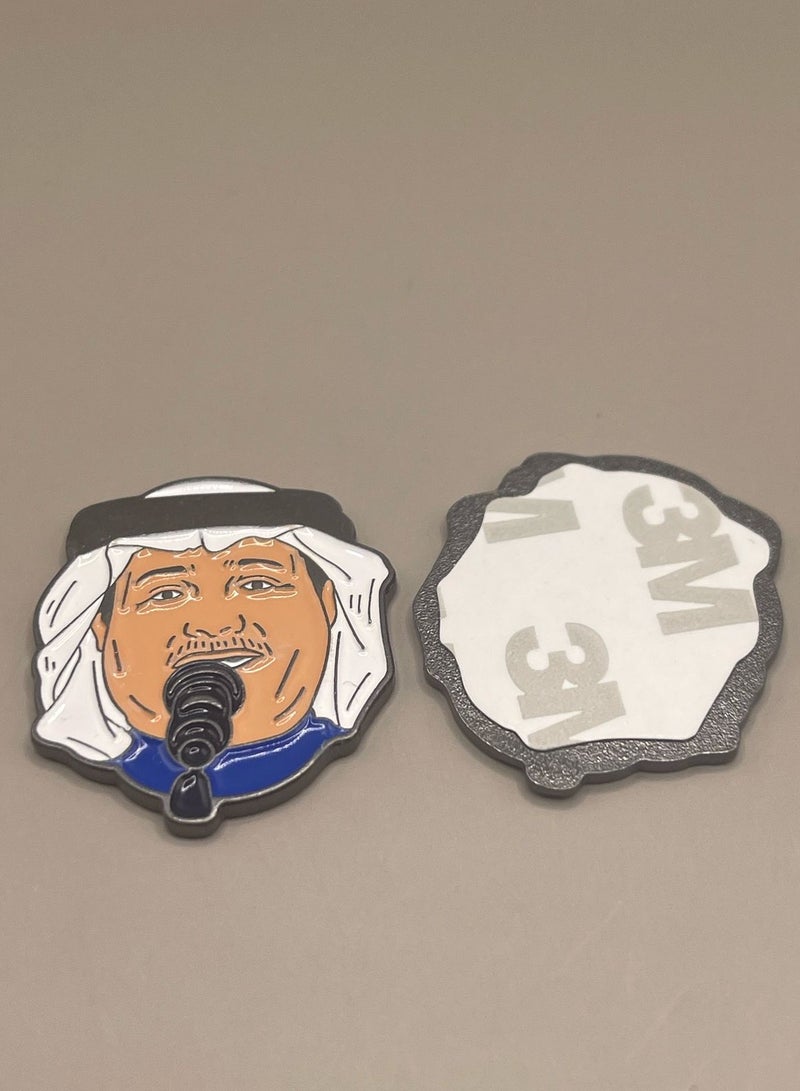 Metal Sticker – Mohammed Abdu Portrait - Image 2