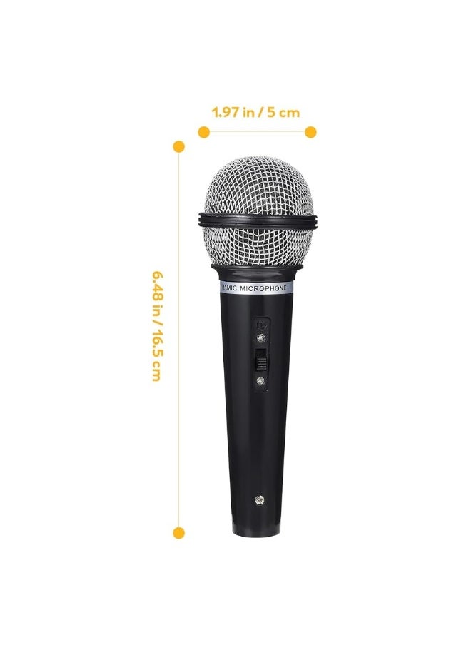 NUOBESTY NUOBESTY Kids Microphone Pretend Microphone Toy Plastic Microphone Fake Microphone Prop for Birthday Party Favors Pretend Play or Costume Prop  - Image 4
