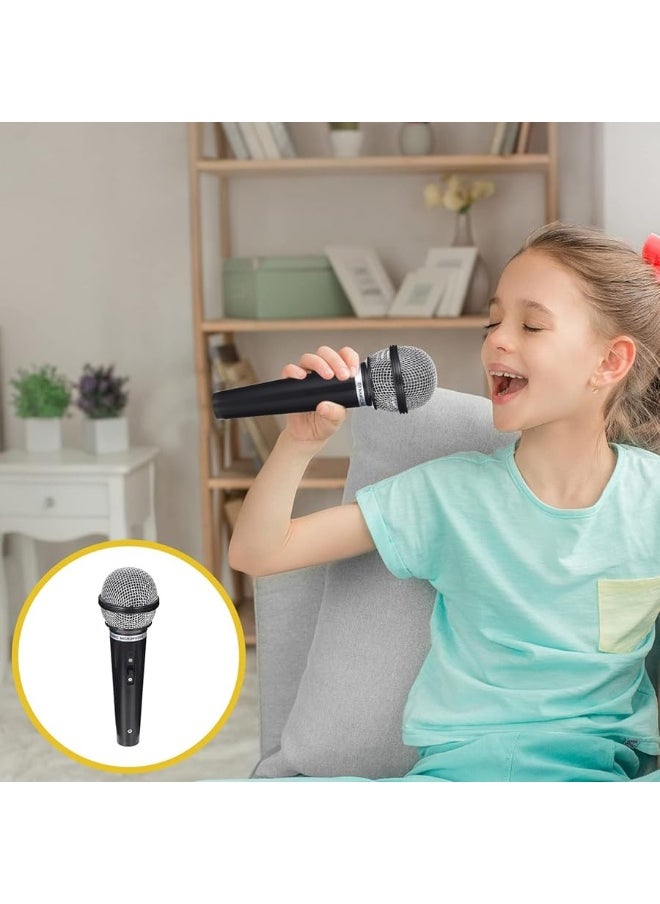 NUOBESTY NUOBESTY Kids Microphone Pretend Microphone Toy Plastic Microphone Fake Microphone Prop for Birthday Party Favors Pretend Play or Costume Prop  - Image 1