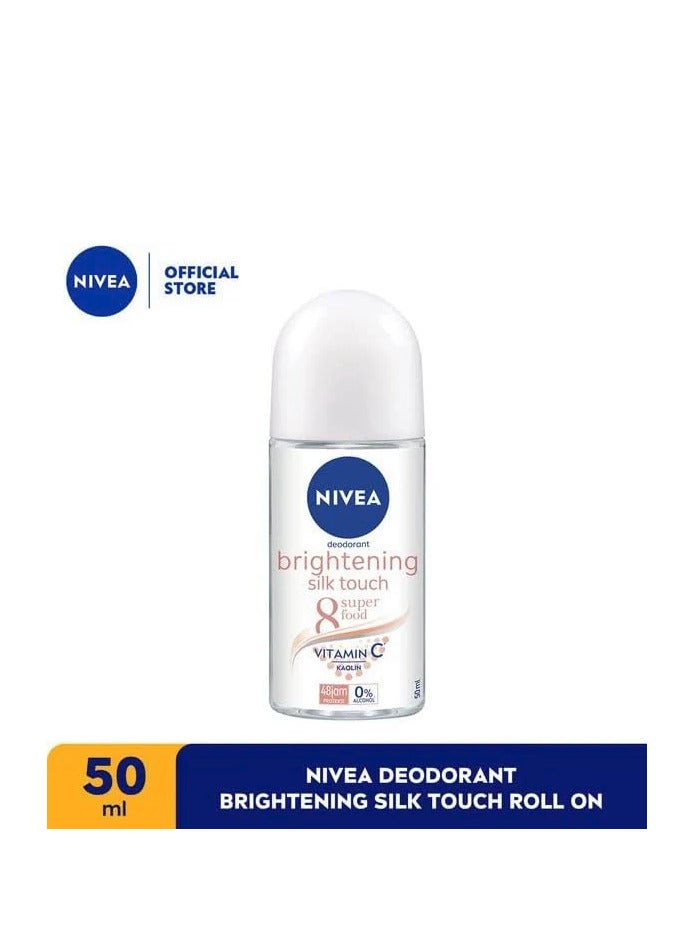 Nivea Pack Of 3 Nivea Extra Brightning Silk Touch Roll 50Ml - Image 3