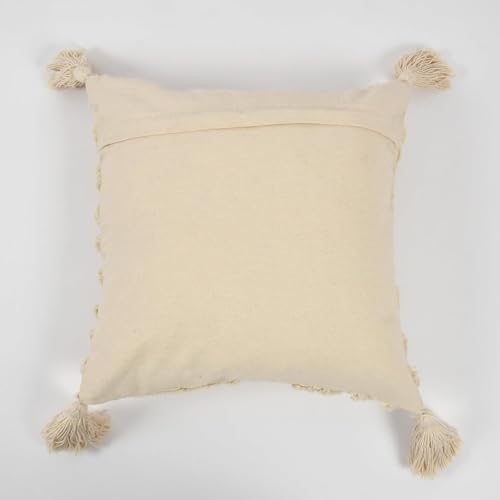 Blue Strip Premium Decorative Throw Cushion Pillow Cover Boho Home Decor,Living Room,Bedroom Couch Sofa Cushion Covers,Size-16 inch x 16 inch,Pack of 2 (White Line) - Image 4