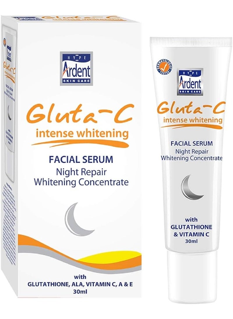 GLUTA C Gluta-C Intense Whitening Facial Night Repair Serum 30ml - Image 1