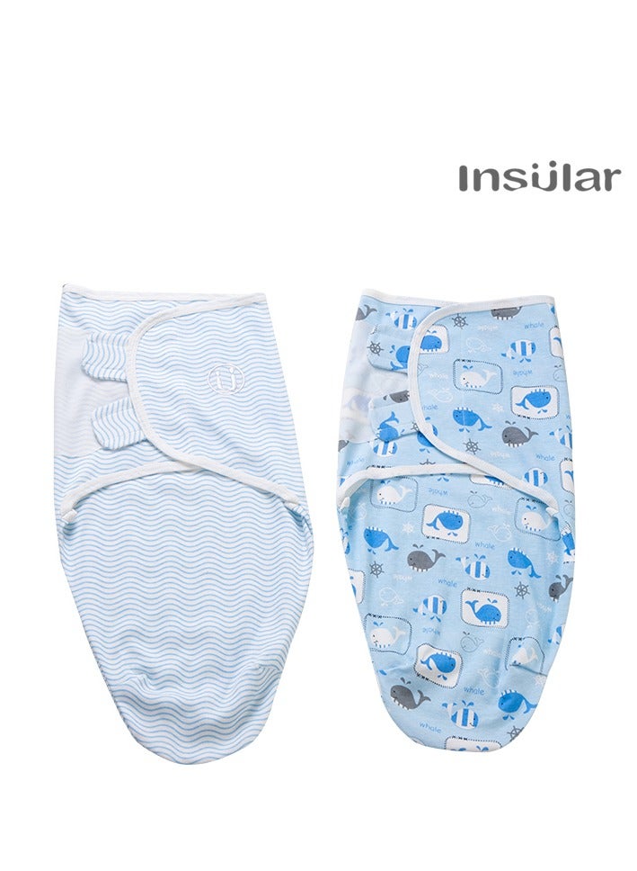 انسولار 2 مجموعات من شرنقة نوع القطن وشاح مريح للأطفال