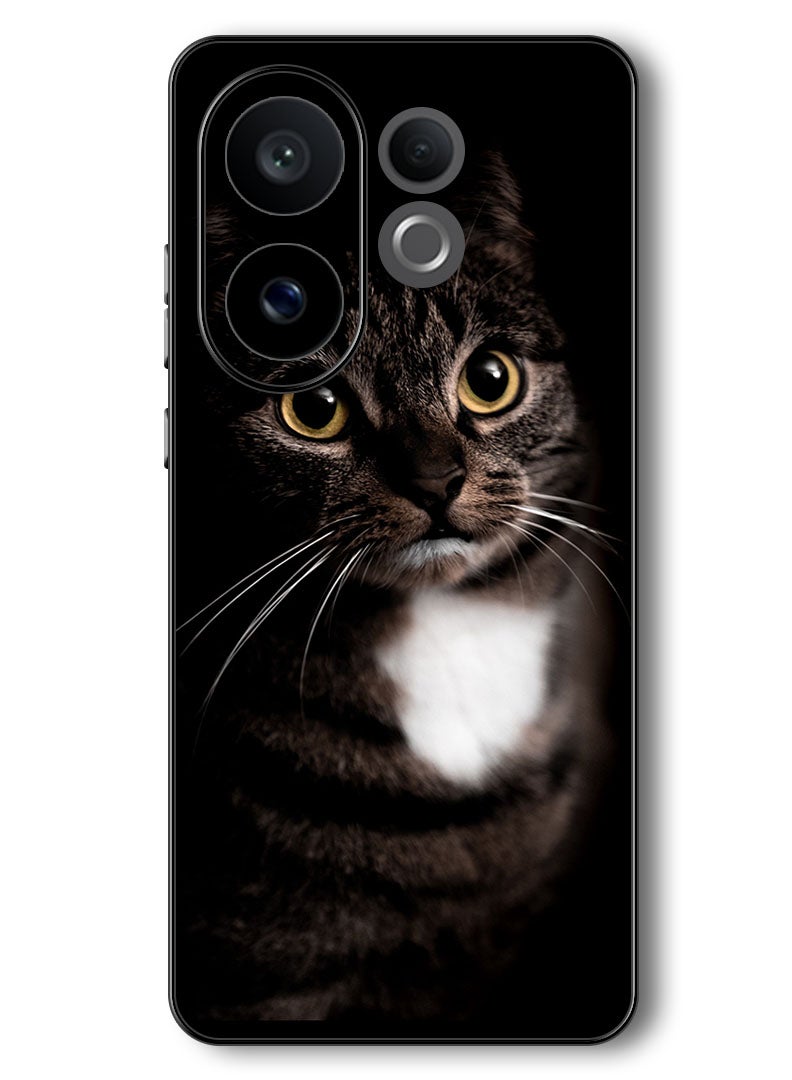 Theodor Case Compatible with Vivo V60 6.77 Inch Protection Shockproof Bumper Cover cat_pet - Image 1