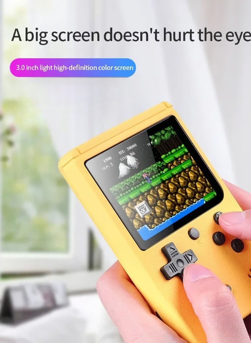 AROAQ Mini Handheld Video Game, 8 Bit 3.0 Inch Color LCD Portable Pocket Video Game Machine, Compact And Lightweight Handheld Games Console With Built In 500 Games For Kids And Adults, (Gray) - Image 4