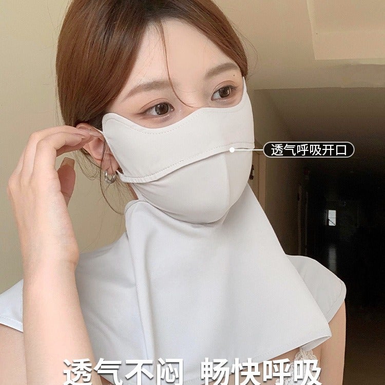 Sun Protection Eye Protection Mask Women'S Summer Neck Protection Face Kini Anti-Uv Cycling And Driving Sunshade Mask High Appearance - Image 4