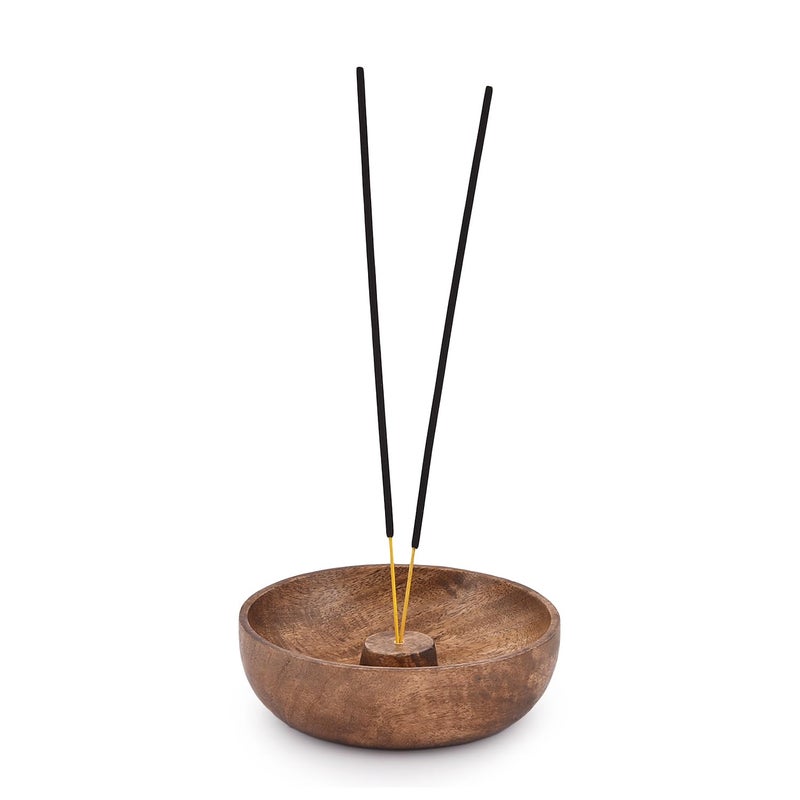 EDHAS Incense Burner Stick Holder Bowl, Ash Catcher Bowl for Home DÃ©cor, Meditation, Yoga (5" x 5" x 1.5") - Image 1