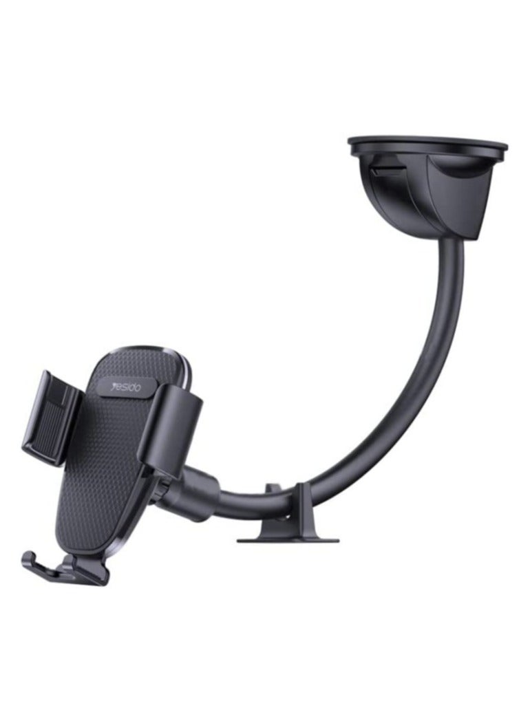 Yesido C119 Windshield/Dashboard Flexible Adjustable Arm Gooseneck Car Suction Cup Mobile Phone Holder Stand - Image 1