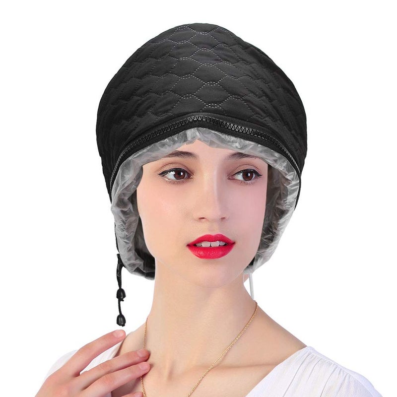 يناسب كل ذوق مكيف شعر، ثلاث سرعات، تحكم ذكي في درجة الحرارة، علاج بالزيت الساخن، قبعة مزودة بنظام تدفئة كهربائي منزلي، لعناية بالشعر وتغذيته بعمق. - Image 1