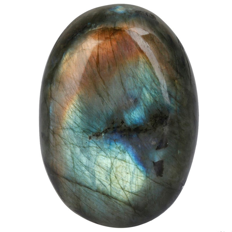 mookaitedecor Irregular Shape Labradorite Palm Stone Pocket Worry Stones Crystals Therapy Healing Meditation Home Decor