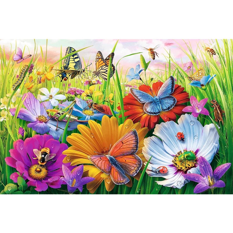 Trefl - Insects in the Meadow EasyPiece Puzzle 300 Pieces - 23103 - Image 2