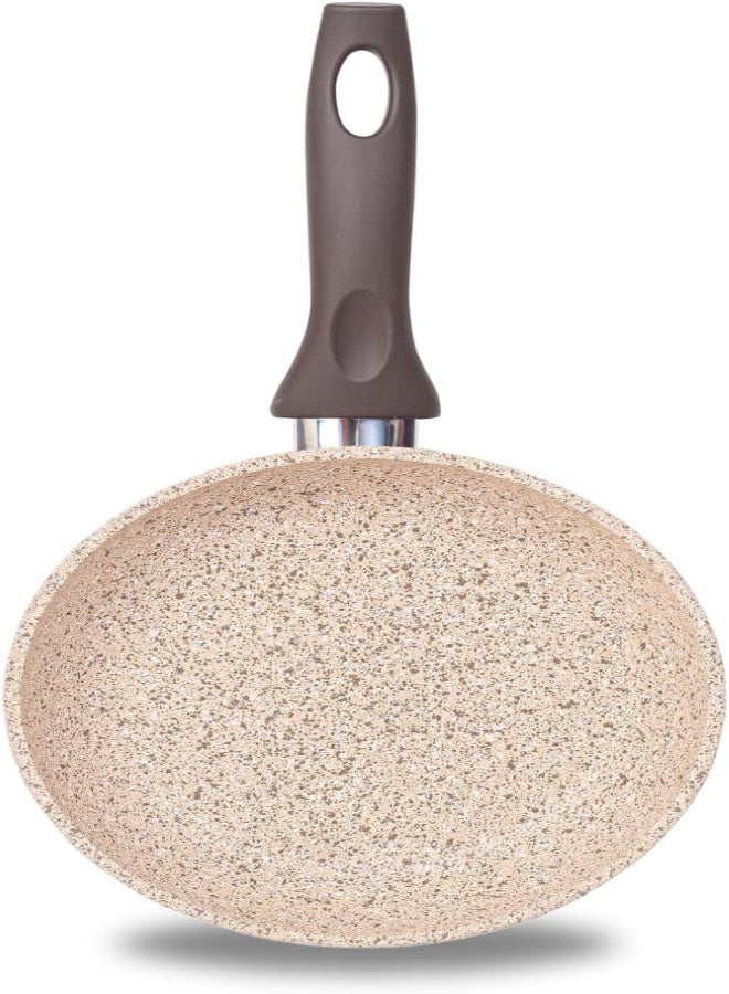 AKDC Falez Granitec Frying Pan, 26 Cm Diameter, Creamy - Image 2