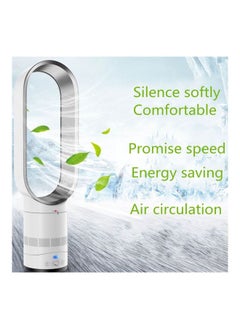 Generic Remote Controlled Bladeless Fan H21928S-EU White/Silver  - Image 3