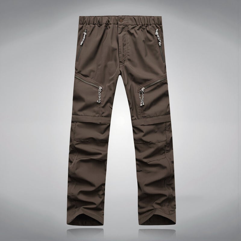 Unisex Stretch Quick Dry Hiking Pants Soft Comfort Light Gray For Men Women S - Image 5