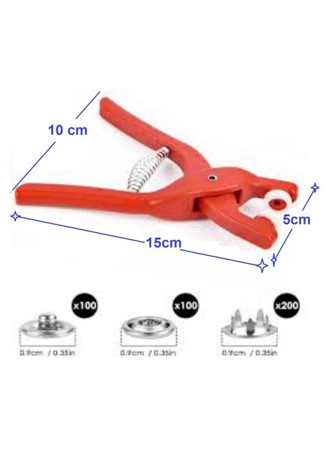 Multi-purpose Stapler for Clothes, Bags, and Shoes with a Set of Staples