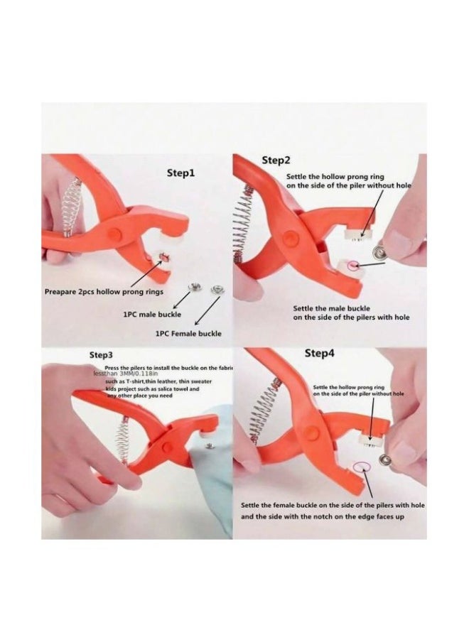 Multi-purpose Stapler for Clothes, Bags, and Shoes with a Set of Staples