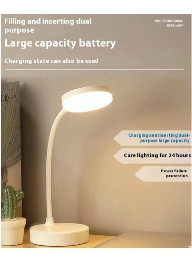 LED desk lamp Flexible lamp Goose-neck design Adjustable lighting USB powered lamp Flexible LED Desk Lamp with Goose-Neck Base USB Powered Lamp with Adjustable Lighting Eye-Care Desk Lamp with Three-Level Dimmer Comfortable Lighting Adjustable from Cool White to Warm Stylish and Modern Flexible Desk Lamp - Image 2