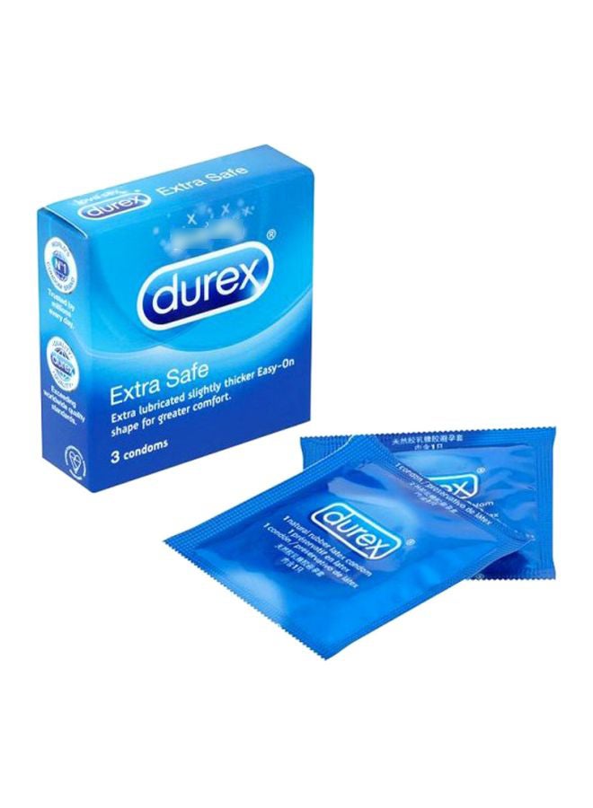 Durex Pack Of 3 Extra Safe Condoms - Image 1