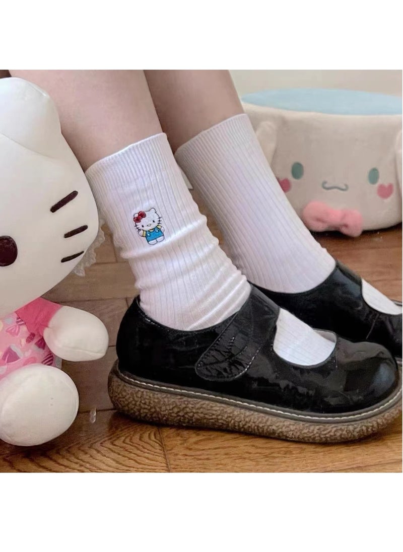 Hello Kitty - Pack of 2 Hello Kitty Cotton Casual Socks - Image 1