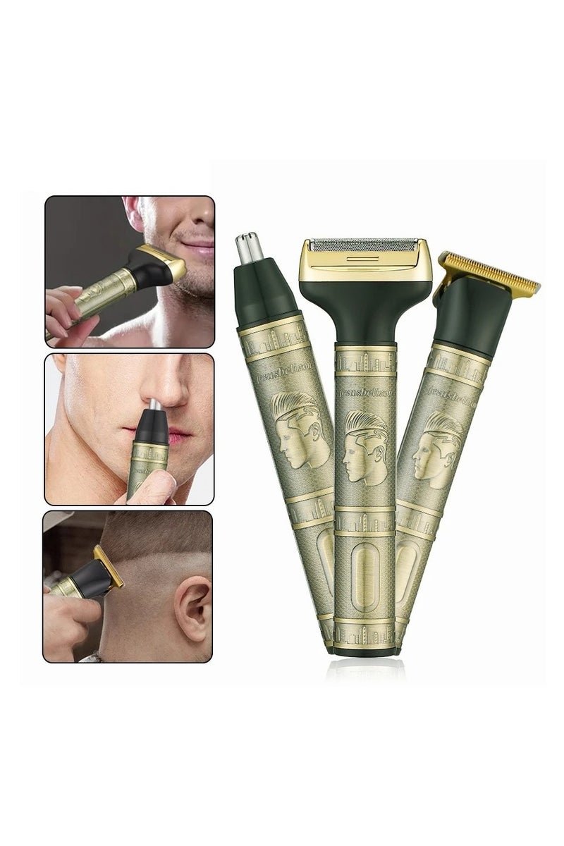 Daling DL-9283 6-in-1 Grooming Kit – Rechargeable Men’s Trimmer Set with Shaver, Nose Hair Trimmer, Hair Clipper & Beard Trimmer, USB Charging - Image 1