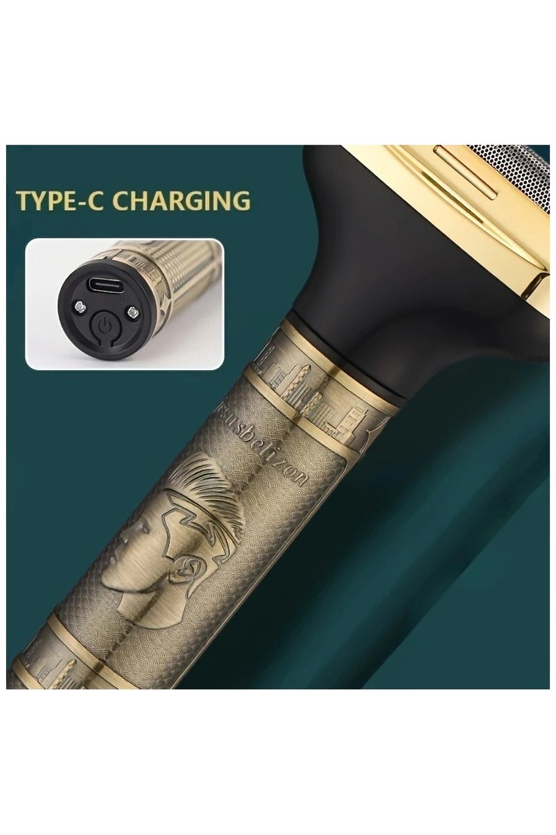 Daling DL-9283 6-in-1 Grooming Kit – Rechargeable Men’s Trimmer Set with Shaver, Nose Hair Trimmer, Hair Clipper & Beard Trimmer, USB Charging - Image 5