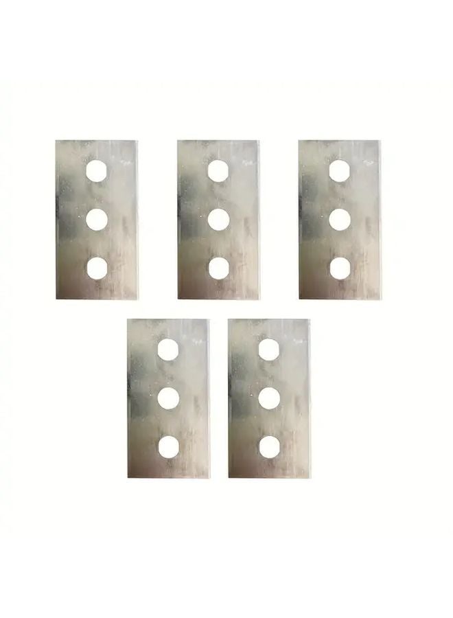 5 Replacement Blades Multi Purpose Cleaning Scraper For Paint Grease Ceramic Stove - Image 1
