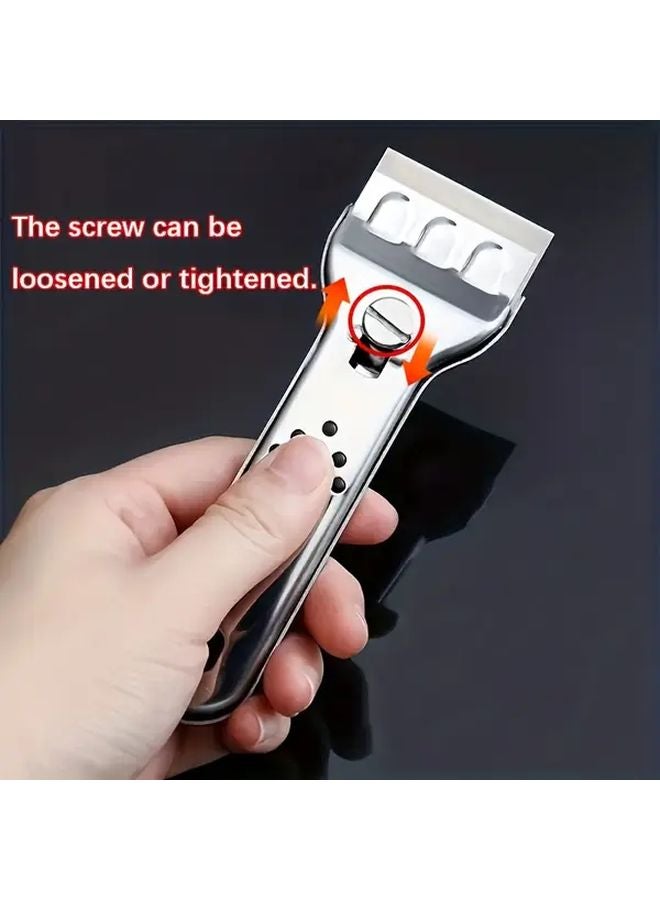 5 Replacement Blades Multi Purpose Cleaning Scraper For Paint Grease Ceramic Stove - Image 2