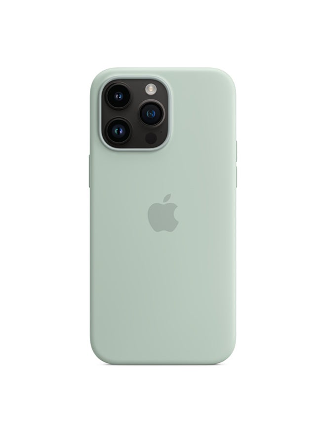 Apple iPhone 14 Pro Max Silicone Case with MagSafe Succulent - Image 2