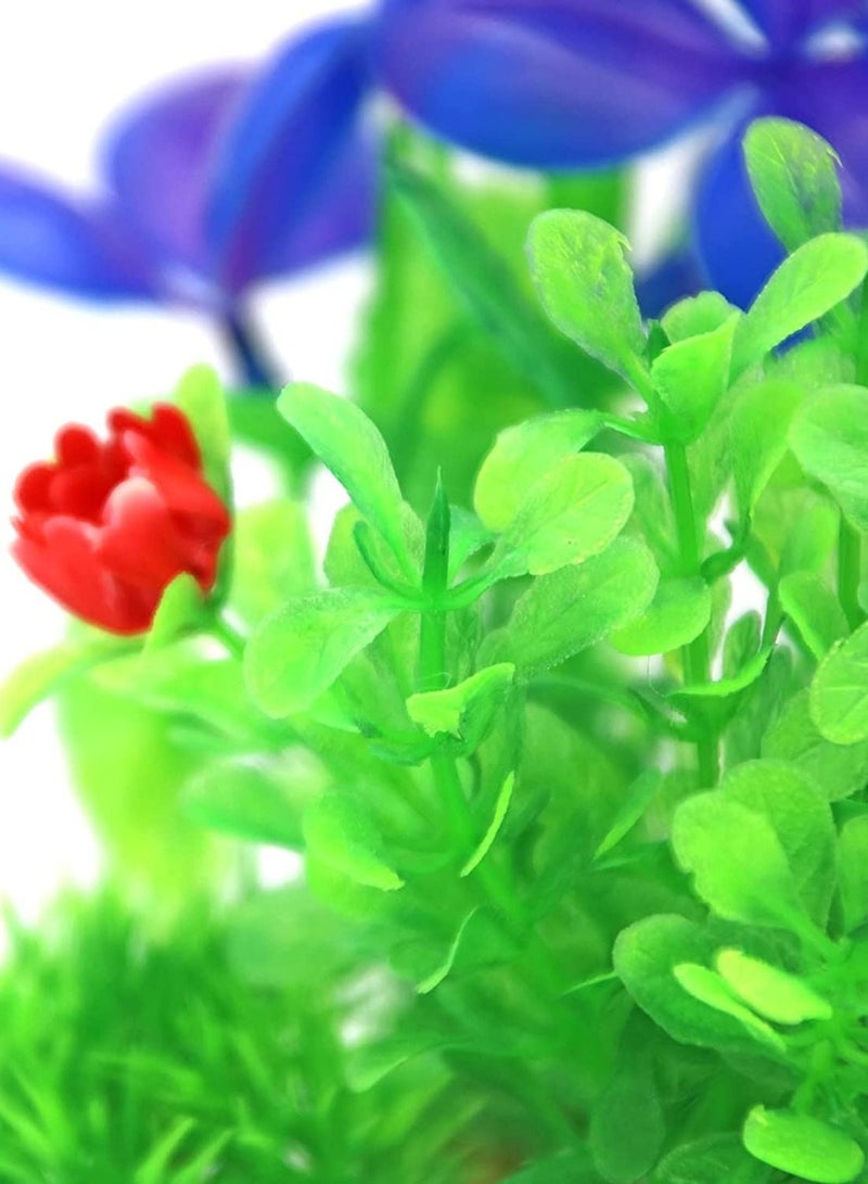 6 pcs aquarium artificial plants set for fish tank decorations - Image 3