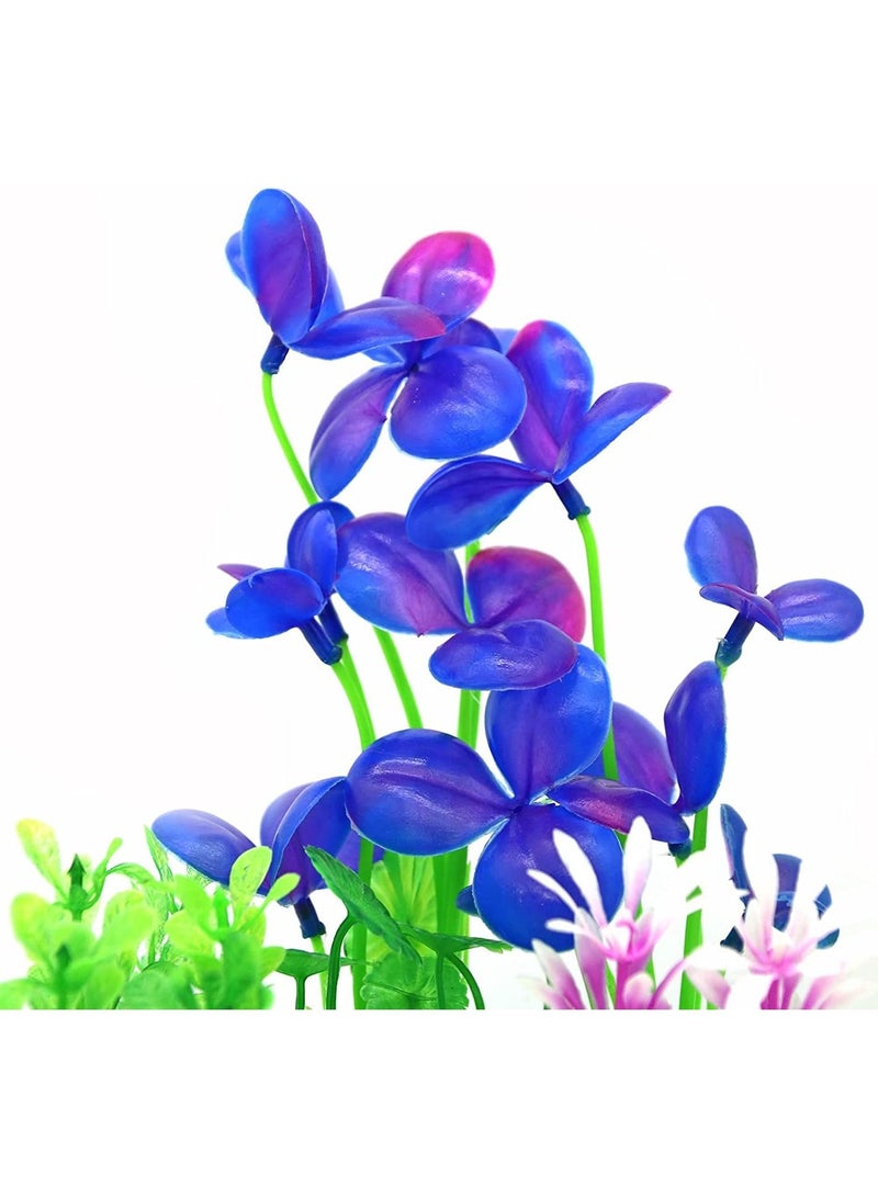 6 pcs aquarium artificial plants set for fish tank decorations - Image 2
