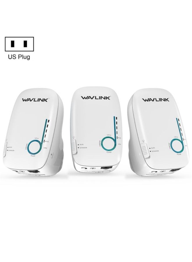WAVLINK WS-WN576A2 AC750 Household WiFi Router Network Extender Dual Band Wireless Repeater, Plug:US Plug