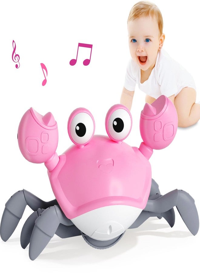 Dreampark Baby Girl Toys Toddler Gifts: Tummy Time Crawling Crab Baby Toys 6 7 8 9 10 11 12 6-12 9-12 12-18 Months Infant Toddlers Age 1-2 Montessori Musical Toy 1 2 3 Year Old Girls 1st First Birthday Gift - Image 1