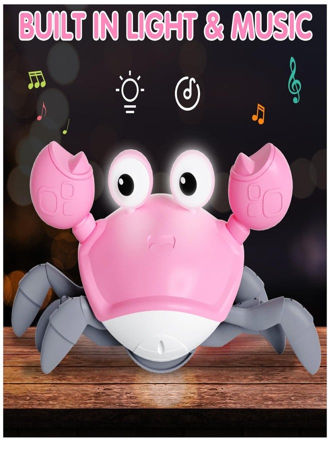 Dreampark Baby Girl Toys Toddler Gifts: Tummy Time Crawling Crab Baby Toys 6 7 8 9 10 11 12 6-12 9-12 12-18 Months Infant Toddlers Age 1-2 Montessori Musical Toy 1 2 3 Year Old Girls 1st First Birthday Gift - Image 5