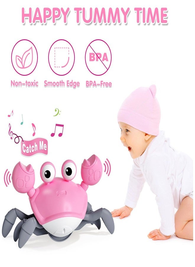 Dreampark Baby Girl Toys Toddler Gifts: Tummy Time Crawling Crab Baby Toys 6 7 8 9 10 11 12 6-12 9-12 12-18 Months Infant Toddlers Age 1-2 Montessori Musical Toy 1 2 3 Year Old Girls 1st First Birthday Gift - Image 3