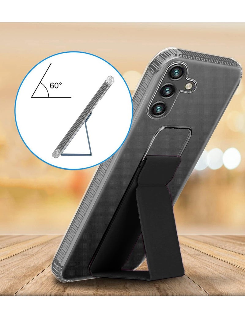 Wtech Samsung Galaxy A16 4G 2024 TPU Hand Grip Air Pillow Case Cover - Clear/Black - Image 3