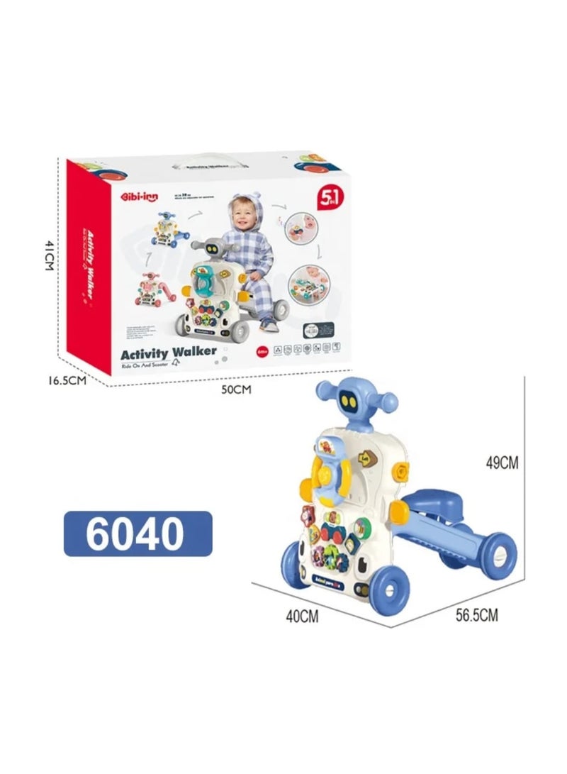 بيبي مشّاية أطفال متعددة الوظائف 5 في 1 - Activity Walker - Image 2