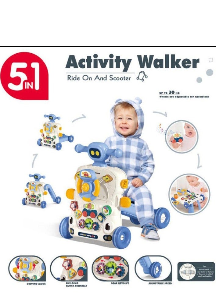 بيبي مشّاية أطفال متعددة الوظائف 5 في 1 - Activity Walker - Image 3
