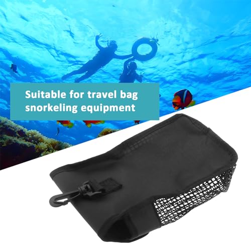 LT Easiyl Mesh Diving Bag Portable mesh Tool Bag Heavy Duty Sports Bag Outdoor Diving Equipment Portable Lightweight Dive Mesh with Buckle (Black) - Image 3