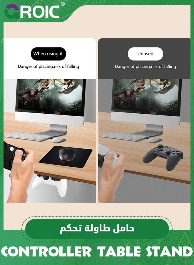 GROIC Controller Table Stand for Xbox ONE Series X & S Elite Under Desk Mount Holder Organize and Management  - Image 5